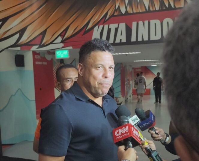 
 Ronaldo Luis Nazario de Lima ketagihan datang ke Indonesia. (Foto: Cikal Bintang/Okezone)
