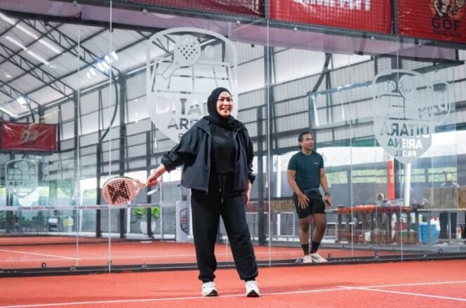 
 Sambut Gaya Hidup Sehat Modern, Wali Kota Banjarbaru Resmikan Ditara Arena Padel