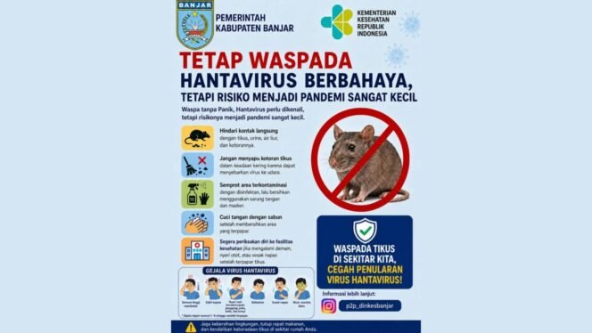 
 Masyarakat Diimbau Waspada Hantavirus, Tekankan Pentingnya PHBS