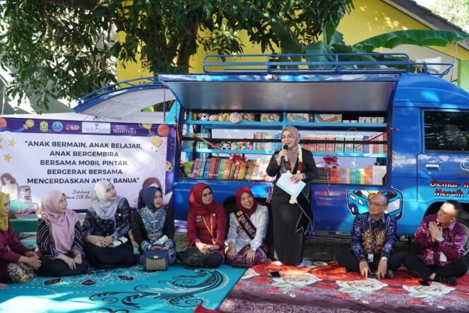 
 Perluas Pendidikan Anak Usia Dini, Bunda PAUD Banjarmasin Resmikan Mobil Pintar