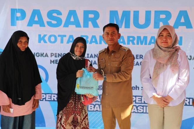 
 Dekatkan Akses Pangan Terjangkau, Pemko Banjarmasin Gelar Bazar Pasar Murah ke-43