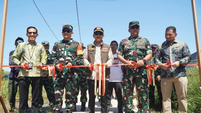 
 Wali Kota & Dandim Banjarmasin Tinjau Hasil Pembangunan Infrastruktur TMMD ke-128