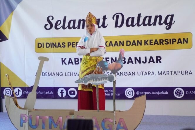 
 Dispersip Banjar Tanamkan Budaya Membaca Sejak Dini Melalui Lomba Bertutur