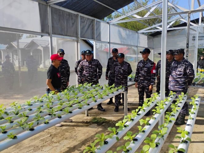 
 Kembangkan Pertanian Terpadu, TNI AL Bersama DPKP Kalsel Perkuat Ketahanan Pangan