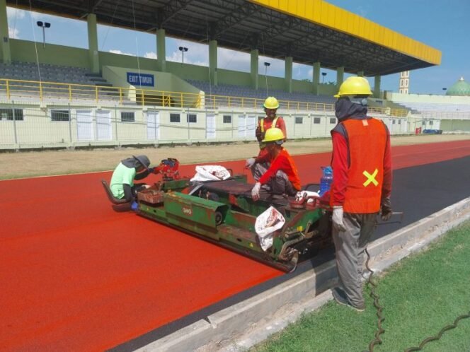
 Stadion 17 Mei Akan Selesaikan Lintasan Atletik & Ganti Kursi Stadion