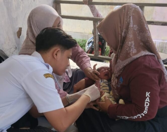 
 Tingkatkan Layanan Kesehatan, Posyandu Balita Desa Simpang Tiga Aktif Cegah Stunting
