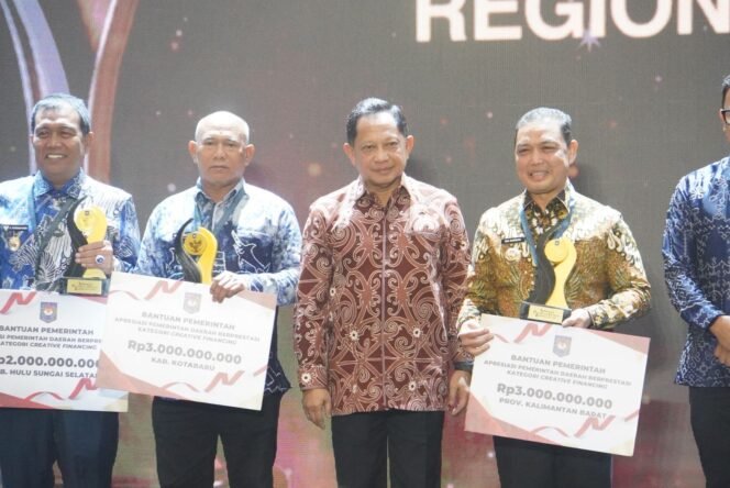 
 Kotabaru Terbaik di Kalimantan, Menangi Kategori Creative Financing 2026