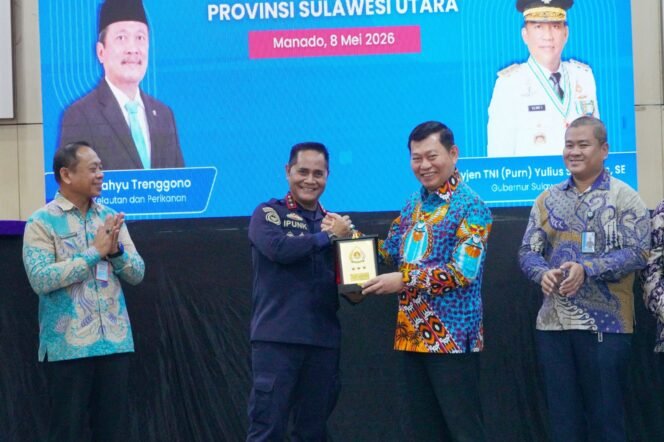 
 Pemprov Sulut Terima Tiga Kapal Ikan Hasil Tangkapan IUU Fishing