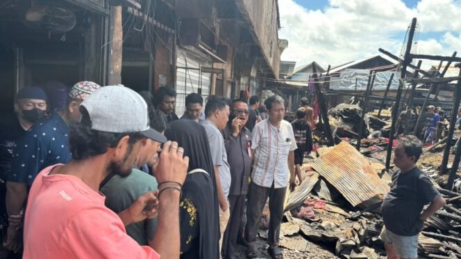 
 Pasca Kebakaran Pasar Harum Manis Banjarmasin, Pasokan Bawang Tetap Aman