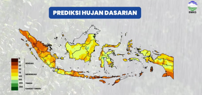 
 Pada Akhir Mei 2026, Curah Hujan Rendah Diprediksi Dominasi Cuaca Indonesia