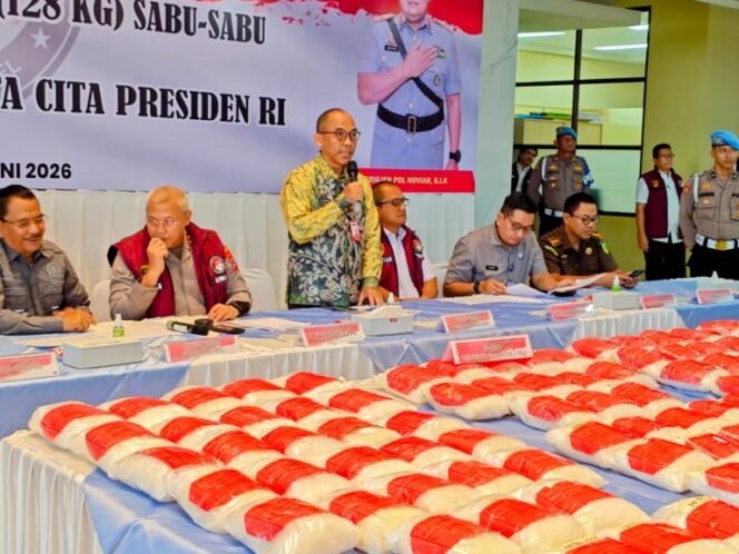 
 Pemprov Kalsel Apresiasi Kinerja Aparat Polisi Ungkap 128,7 Kilogram Sabu