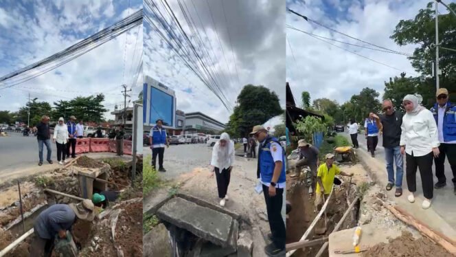 
 Wali Kota Banjarbaru Turun ke Lapangan Tangani Genangan Jalan Ahmad Yani