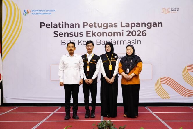 
 Yamin Buka Pelatihan Petugas Lapangan Sensus Ekonomi 2026 Kota Banjarmasin