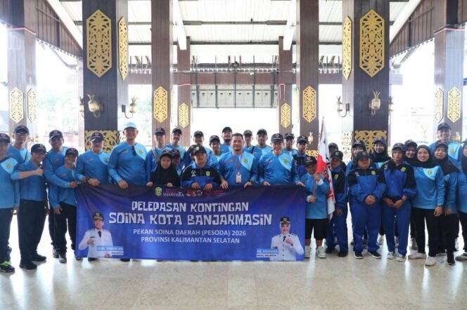 
 Lepas Kontingen SOIna Banjarmasin, Sekda Tegaskan Komitmen Dukung Olahraga Disabilitas