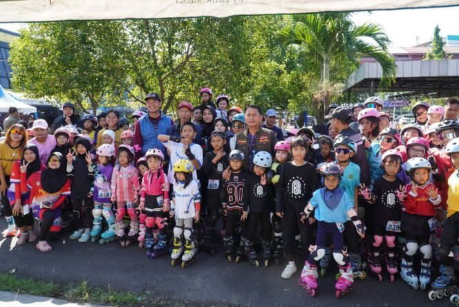
 PORSEROSI Kota Banjarmasin Gelar Kejuaraan Sepatu Roda Antar Sekolah se-Kalimantan Selatan