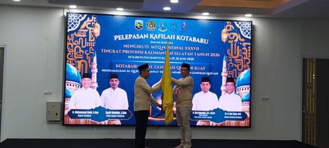 
 Pemkab Kotabaru Lepas Kafilah MTQ Menuju Ajang Bergengsi MTQ Tingkat Nasional Provinsi Kalsel