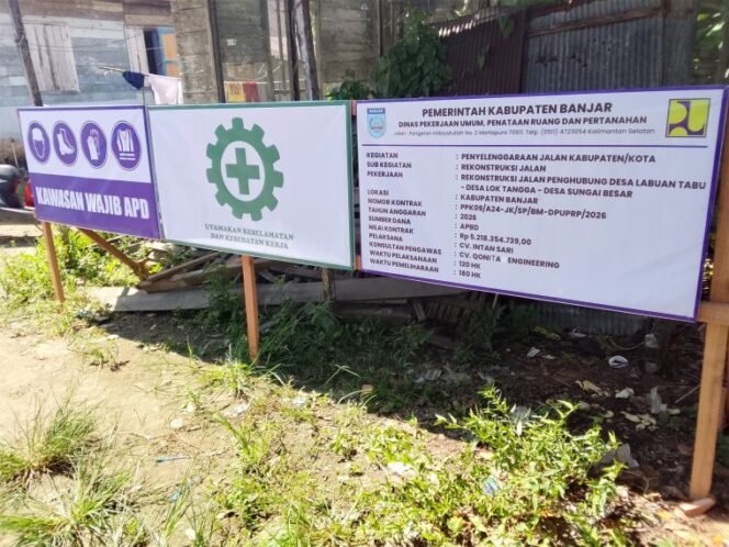 
 Pemkab Banjar Anggarkan Rp5,2 Miliar untuk Bangun Jalan Penghubung Tiga Desa