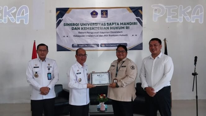 
 UNIVSM & Kementerian Hukum Perkuat Ekosistem Kekayaan Intelektual serta Pos Bantuan Hukum di Balangan