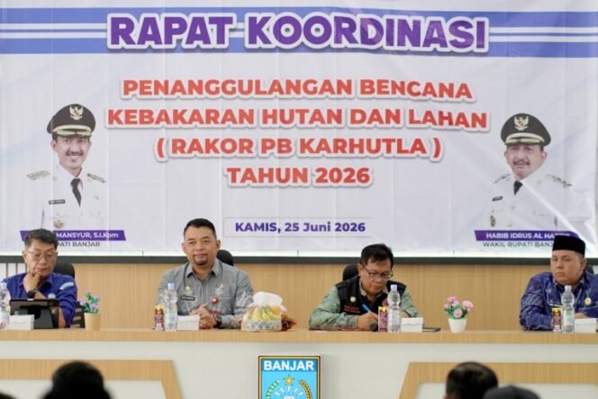 
 Kabupaten Banjar Siapkan Langkah Cepat Antisipasi Karhutla Saat Kemarau Ekstrem