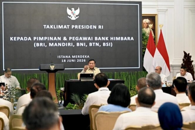 
 Kapitalisasi Rp1.100 Triliun, Presiden Prabowo Tegaskan Himbara sebagai Motor Ekonomi Nasional