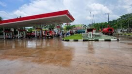 Foto: SPBU Lokasi Insiden Mobil Terbakar pada Jumat (12/6/2026) siang, Sumber: Medsos
