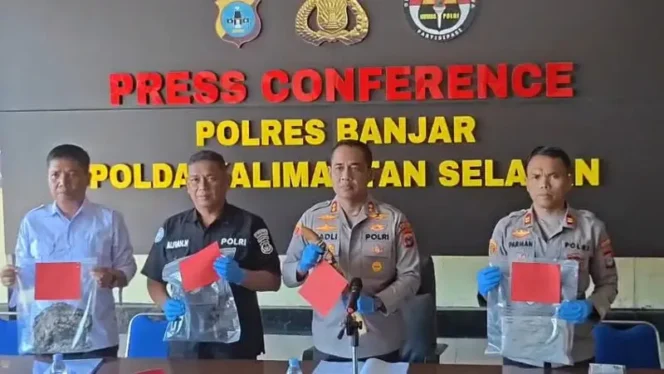 
 Polres Banjar Tangkap Pelaku Pembunuhan di Pengaron Tiga Pekan Setelah Kejadian