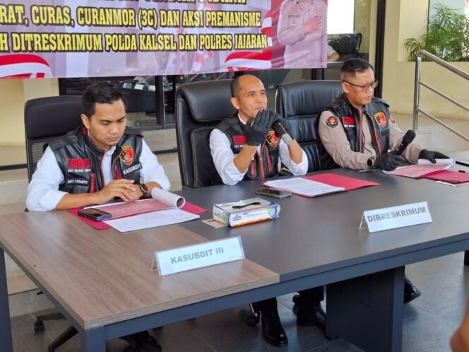 
 Polda Kalsel Ringkus 211 Tersangka Kasus 3C dan Premanisme Selama Semester I 2026