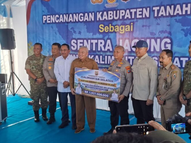 
 Perkuat Ketahanan Pangan Nasional, Tanah Laut Resmi Jadi Sentra Produksi Jagung di Kalsel