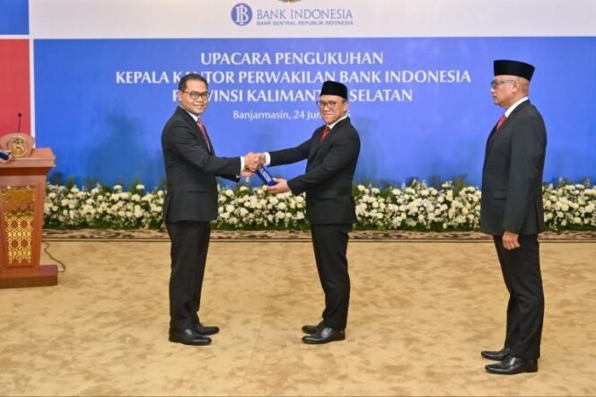 
 Jaga Stabilitas & Dorong Pertumbuhan Ekonomi Daerah, Kepala Perwakilan Bank Indonesia Provinsi Kalsel Dikukuhkan