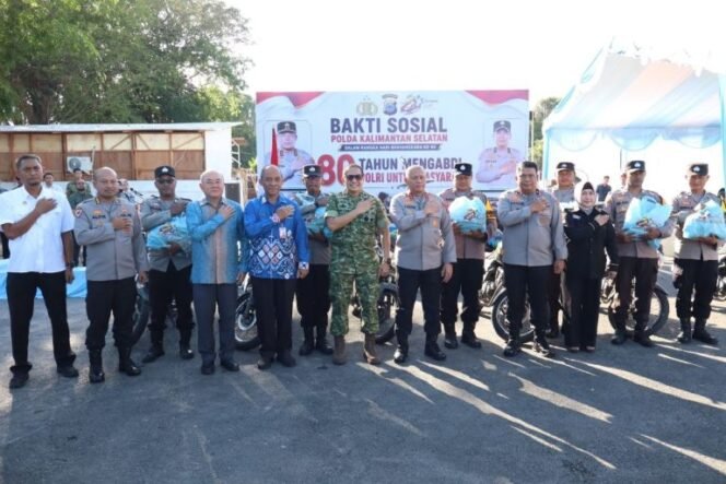 
 Apresiasi Bakti Sosial Polda Kalsel, Pemprov Dorong Kepedulian Sosial Jadi Inspirasi bagi Semua Instansi