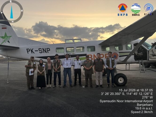 
 Evaluasi Operasi Modifikasi Cuaca, BPBD Kalsel Tunggu Rekomendasi BMKG untuk Keputusan Perpanjangan