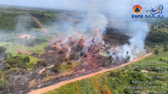 
 Optimalkan Heli Water Bombing, BPBD Kalsel Prioritaskan Tangani Karhutla di Kawasan Bandara