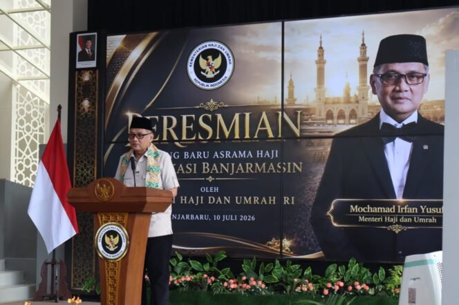 
 Tingkatkan Layanan & Penerimaan Negara, Menhaj Resmikan Gedung Asrama Haji Kelas I Banjarmasin