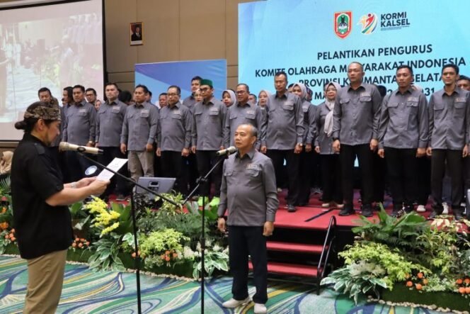 
 Sekda Syarifuddin Terpilih Nahkodai KORMI Kalsel 2026–2031, Akan Perkuat Sinergi Majukan Olahraga Masyarakat Banua