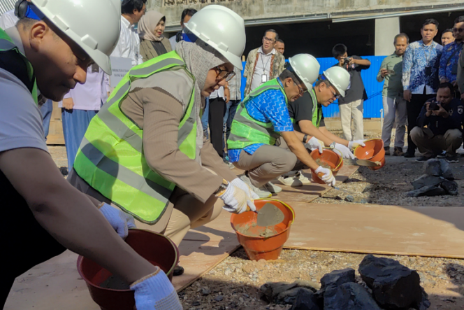 
 Ground Breaking Gedung Baru Bank Kalsel, Dorong Percepatan Ekonomi di Banjarbaru