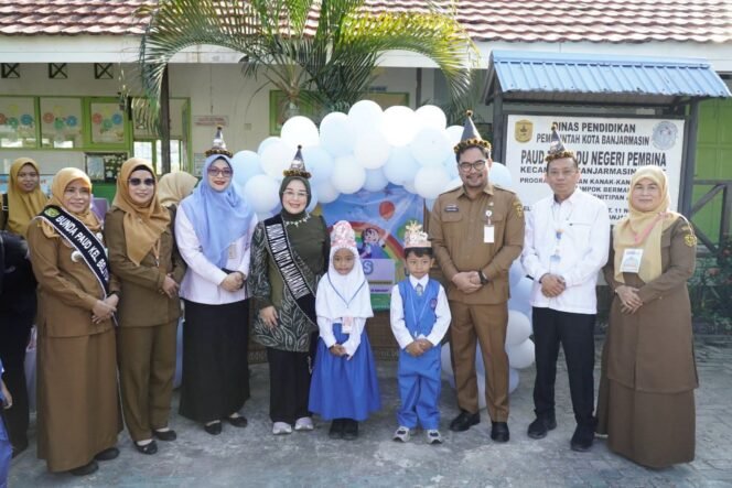 
 Pastikan MPLS Berlangsung Ramah & Menyenangkan, Bunda PAUD Banjarmasin Lakukan Peninjauan