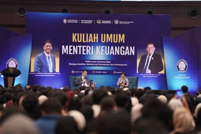 
 Berikan Kuliah Umum di Undip, Menkeu Dorong Optimisme Hadapi Dinamika Ekonomi Global