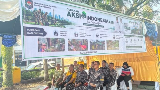 
 Wujudkan Gerakan Aksi Indonesia ASRI, Pemkab Kotabaru Ikuti Zoom Meeting Hingga Gelar Pasar Murah