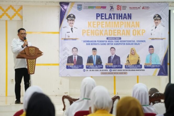 
 Tingkatkan Kapasitas Kepemudaan, Disbudporapar Banjar Gelar Pelatihan Kepemimpinan bagi OKP