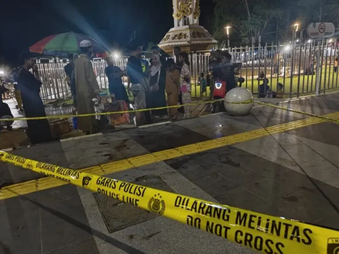 
 Polisi Amankan Terduga Pelaku Penusukan di Taman CBS Martapura