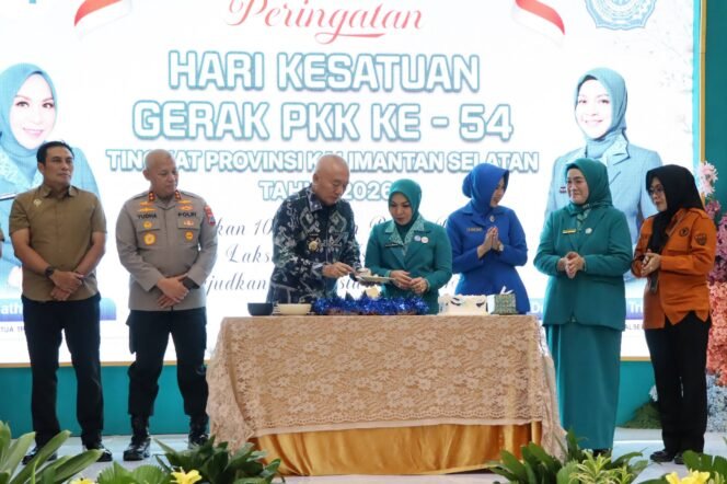 
 Peringati HKG PKK ke-54, Gubernur Kalsel Dorong SKPD Bersinergi dengan PKK