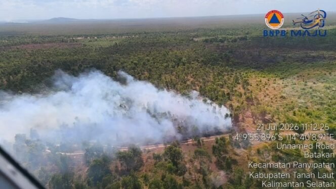 
 BPBD Kalsel Catat 157 Kejadian Karhutla, Terus Perkuat Operasi Darat & Udara