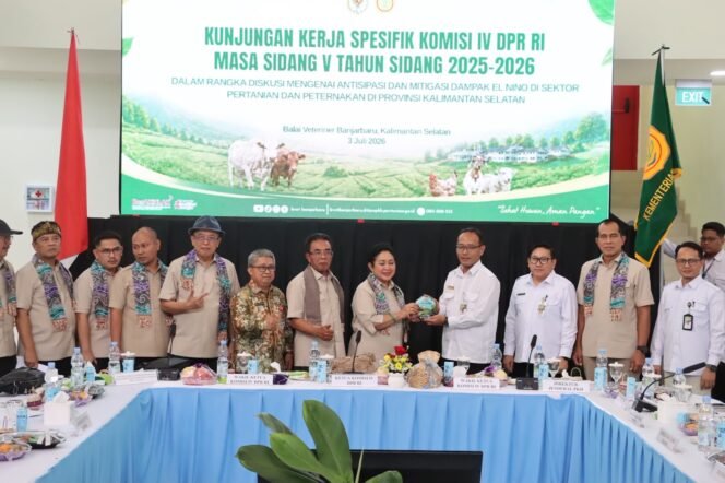 
 Komisi IV DPR RI Peringatkan Ancaman El Nino, Kalsel Akan Perkuat Ketahanan Pertanian & Peternakan