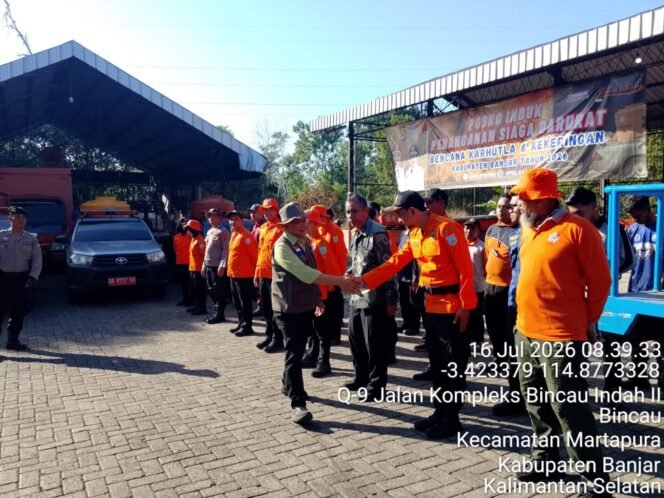 
 BPBD Banjar Aktifkan Posko Karhutla & Kekeringan, Distribusikan 430.050 Liter Air Bersih