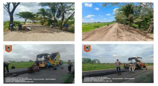 
 Progres Pembangunan & Peningkatan Jalan Provinsi Kalsel Capai 50 Persen, Perkuat Konektivitas Antarwilayah