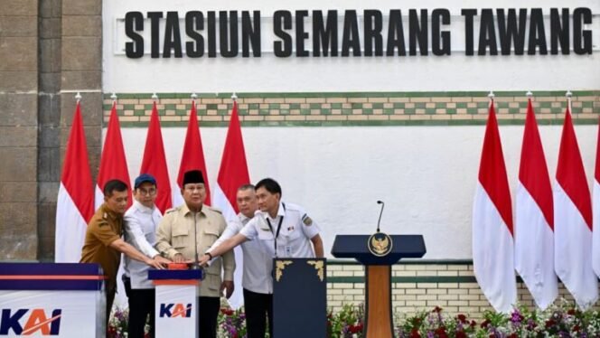 
 Hidupkan Warisan Sejarah untuk Generasi Masa Depan, Prabowo Resmikan Revitalisasi Stasiun Semarang Tawang