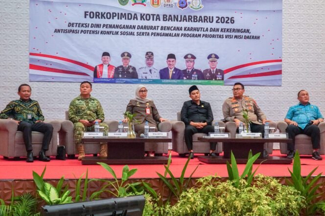 
 Hadapi Tiga Tantangan Utama 2026, Kota Banjarbaru Perkuat Sinergi Forkopimda