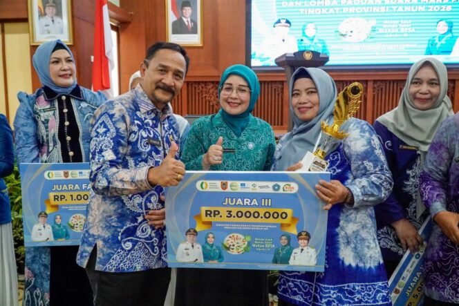 
 TP PKK Kota Banjarmasin Raih Juara III Lomba Cipta Menu B2SA Kalsel