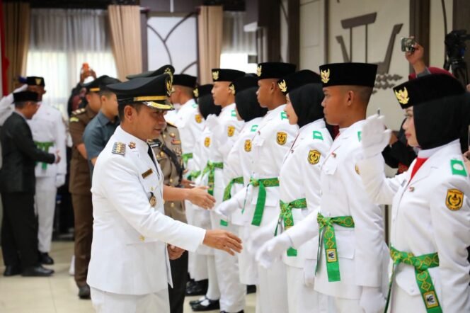 
 Pemko Banjarmasin Kukuhkan Anggota Paskibraka 2026