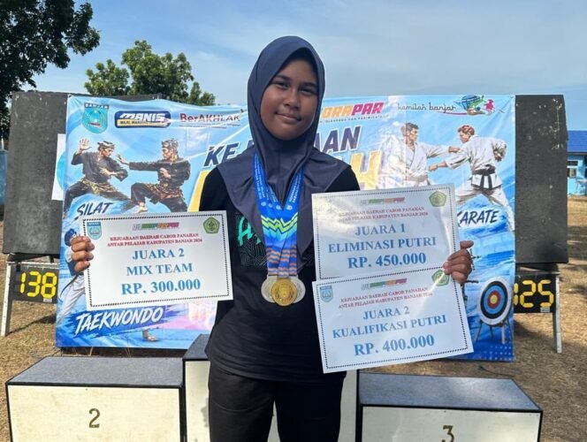 
 Torehkan Prestasi di Kejurda Panahan Pelajar 2026, Nadhifa Tiandra Wahyudi Raih Dua Medali